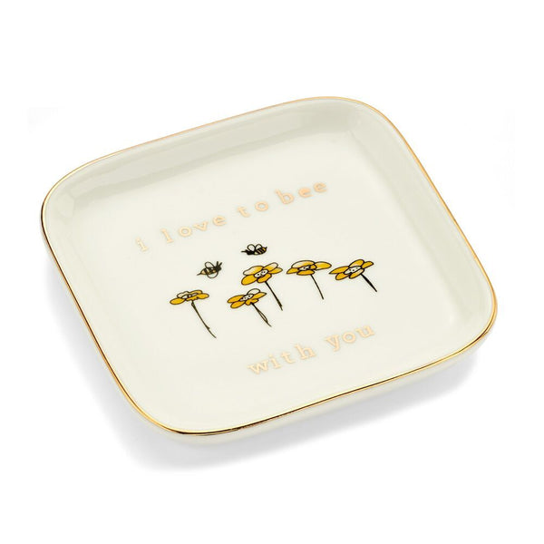 I Love to Bee With You Ring Dish - 7 Charming Sisters, LLC