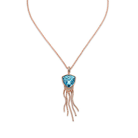Sapphire Starlet Necklace - 7 Charming Sisters, LLC