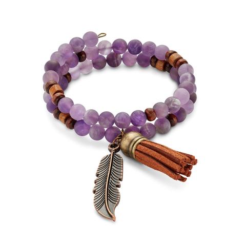 Purple Haze bracelet is a delicate and lovely finish