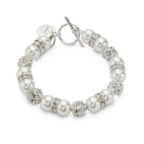 Swarovski Crystal Bead White Lovestruck Bracelet