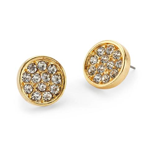 crystal studded earrings