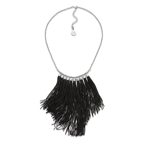 Black Tassel Necklace