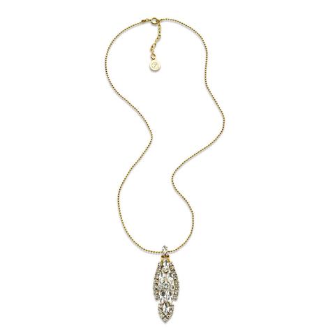 Long Crystal Necklace