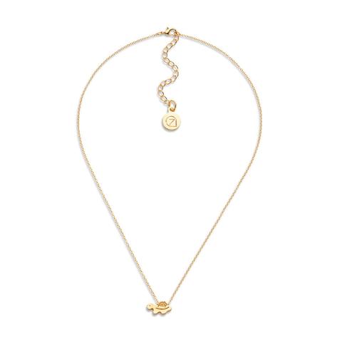 Gold Turtle Necklace
