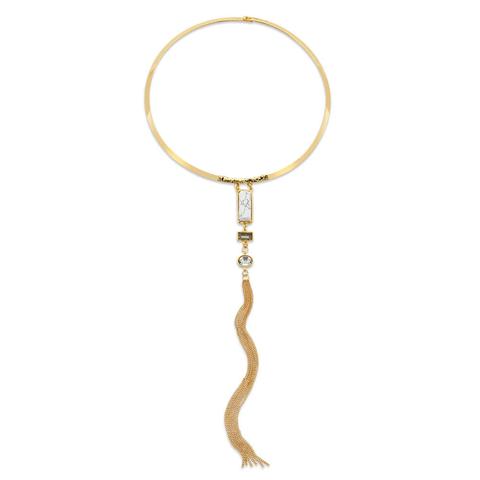 long choker necklace