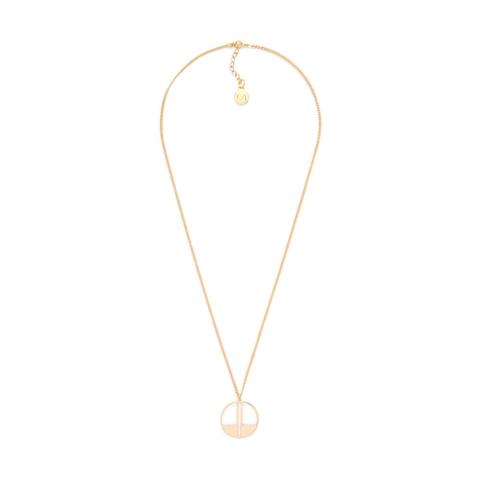 Gold Disc Necklace
