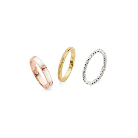 Vintage stacking rings 