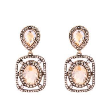 champagne earrings